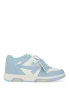 Off-white Out Of Office Leather Sneakers In Blue