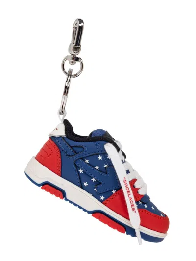 Off-white Out Of Office Sneaker Keyring In Red