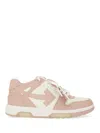 Off-white 30mm Out Of Office Leather Sneakers In Pink