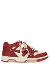Off-white Out Of Office Sneakers In Red