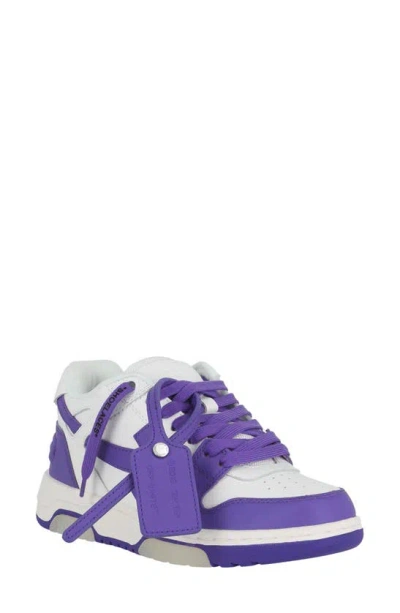 Off-white Out Of Office Sneaker In White Purple