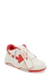 Off-white Out Of Office Sneaker White And Red In White Red