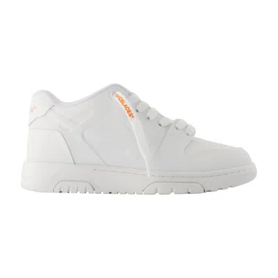 Off-white Out Of Office Molded Sneakers Orange In White