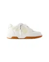 Off-white 30mm Out Of Office Leather Sneakers In Beige