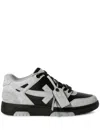 Off-white Light Gray/black Out Of Office Suede In 黑色
