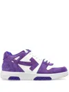 Off-white Off White Men Out Of Office Sneakers In Purple