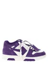 Off-white Off White Men Out Of Office Sneakers In Purple