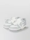 Off-white White And Grey Out Of Office Sneakers In Gray
