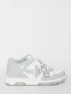Off-white White And Grey Out Of Office Sneakers In Gray