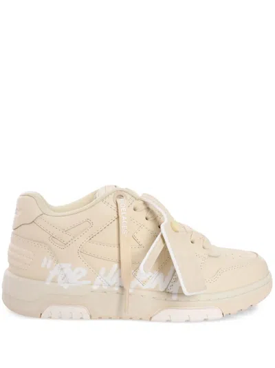 Off-white Out Of Office Sneakers In 6101 Beige - White