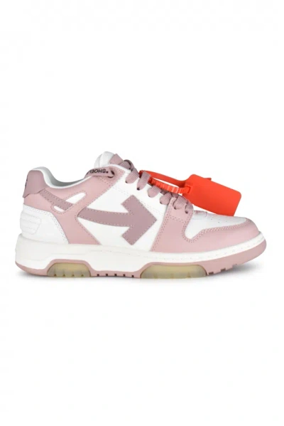 Off-white Out Of Office Low-top Sneakers In Pink