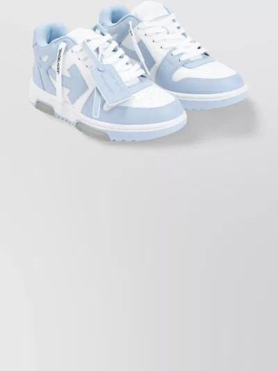 Off-white Off White Out-off-office Leather Sneakers In Multi