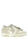 Off-white White And Beige Out Of Office Sneakers
