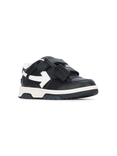 Off-white Kids' Out Of Office "ooo" Trainers In Black
