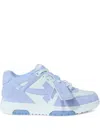 Off-white Round Head Low-cut Casual Shoes In Blue