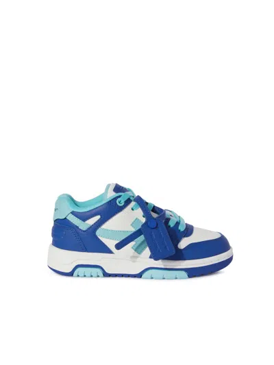 Off-white Kids' Out Of Office Sneakers In Turquoise