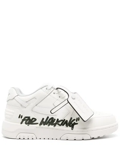 Off-white Out Of Office Sneakers For Walking In White