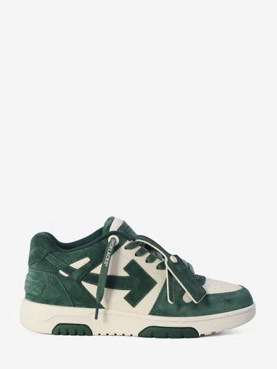 Off-white Out Of Office Sneakers In Green