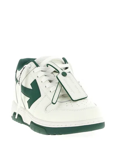 Off-white Out Of Office Sneakers In Green