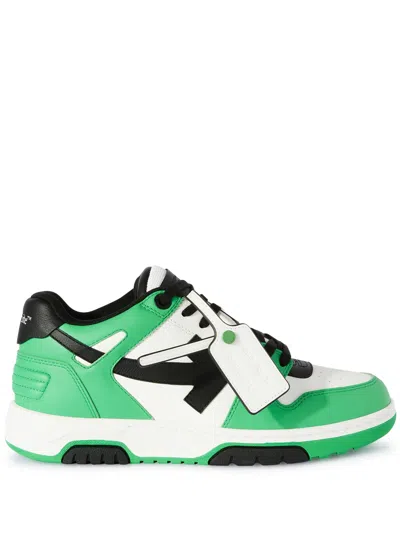 Off-white Out Of Office Sneakers In Green