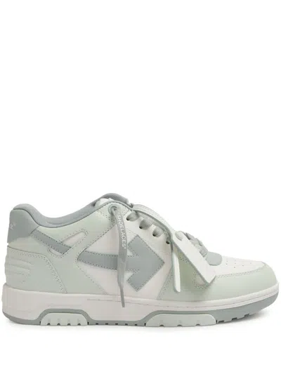 Off-white Out Of Office Sneakers In Mint-grey