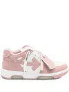Off-white 30mm Out Of Office Leather Sneakers In Pink