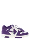 Off-white Off White Men Out Of Office Sneakers In Purple