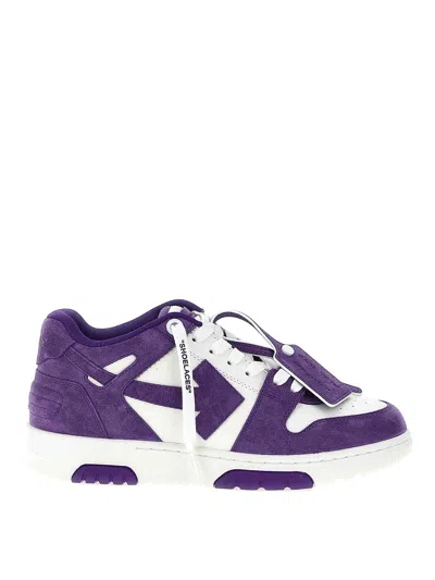Off-white Out Of Office Sneakers In Purple