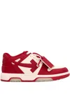 Off-white Out Of Office Sneakers In Red