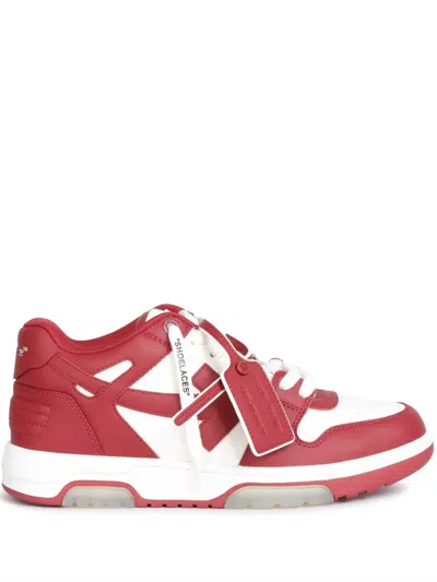 Off-white Out Of Office Sneakers In Red