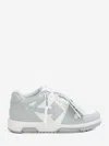 Off-white White And Grey Out Of Office Sneakers In Gray