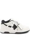 Off-white Out Of Office Arrow-logo Leather Sneakers In White