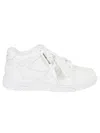 Off-white Low-top Calf Leather Sneakers In White