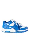Off-white Out Of Office Logo-embroidered Leather Low-top Trainers 4-10 Years In White