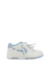 Off-white Off White Men White Leather Out Of Office Sneakers In White