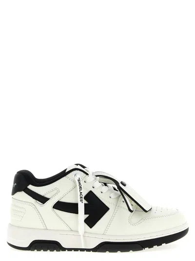 Off-white Out Of Office Leather Low-top Sneakers In Multi