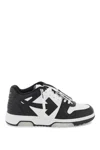 Off-white Off White Out Of Office Leather Sneakers In Whiteblk