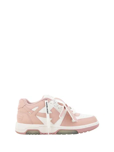 Off-white Out Of Office Sneakers In White/pink