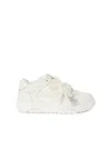 Off-white Kids Beige & White Out Of Office Straps Sneakers In White