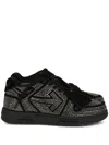 Off-white Out Of Office Strass Sneakers In Black