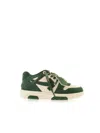 Off-white Out Of Office Suede In Green