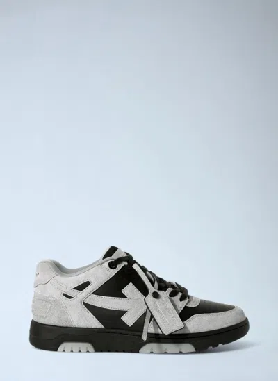 Off-white Out Of Office Suede Sneakers In Black