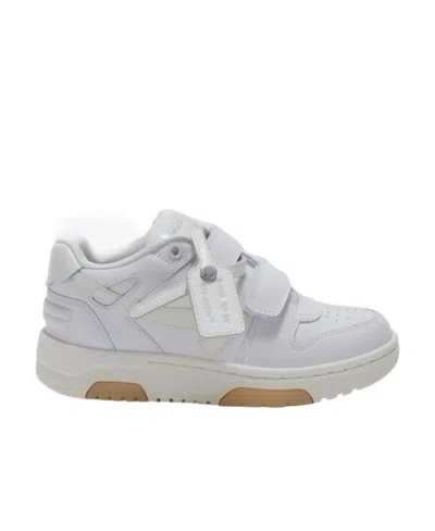 Off-white Out Of Office Touch-strap Sneakers In Gray