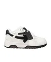 Off-white White Sneakers For Kids With Iconic Arrow In White