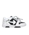 Off-white Out Of Office Arrow-logo Leather Sneakers In White