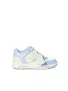 Off-white Blue/white Tricolor Out Of Office In Blue