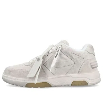 Off-white Out Of Office Vintage Leather 'grey White' In Multi