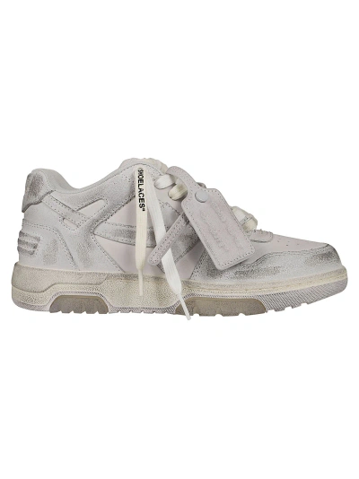 Off-white Out Of Office Vintage Leather In White Whit