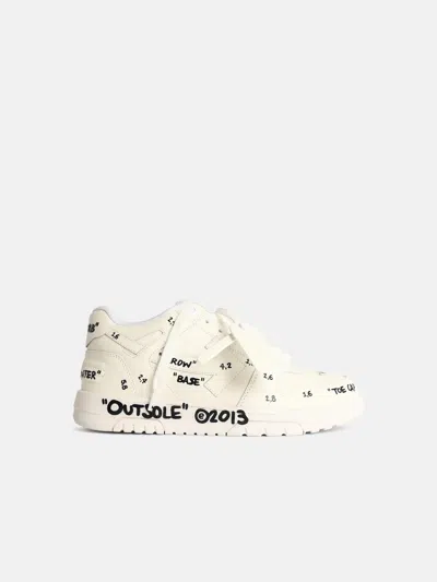 Off-white 'out Of Office' White Leather Sneakers