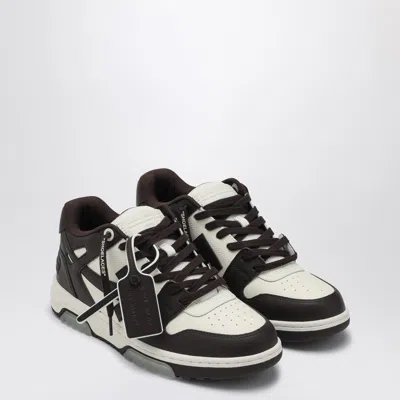 OFF-WHITE OUT OF OFFICE WHITE/CHOCOLATE SNEAKER